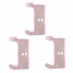 Face Slimmer Tape 3PCS Reusable V Shape Ergonomic Breathable Soft Comfortable Bandage Pink