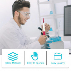 2pcs Suction Type Battery Electrolytic Hydrometer Electro-hydraulic Density Meter