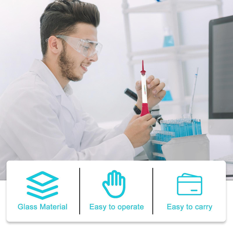 2pcs Suction Type Battery Electrolytic Hydrometer Electro-hydraulic Density Meter