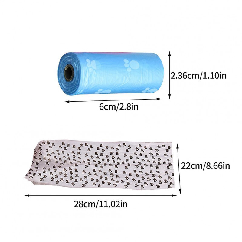 10 Rolls Leak Proof Portable Degradable Walking Strong Pet Poop Bag Waste Pick