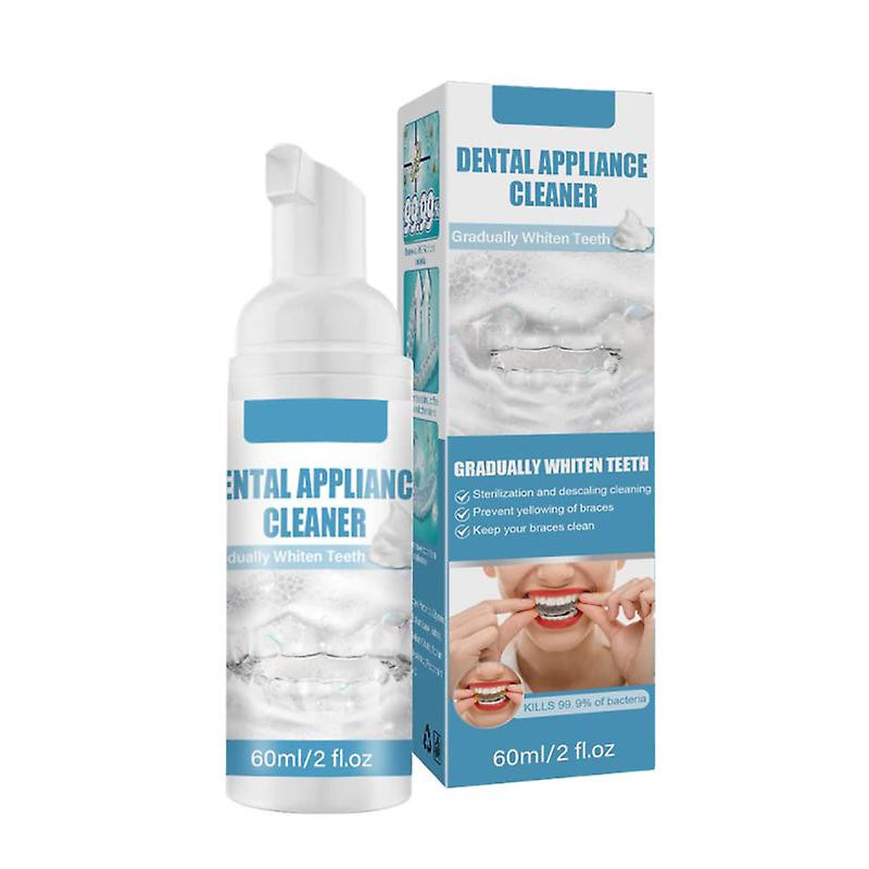 Teeth Cleansing Whitening Mousse Baking Soda Toothpaste Foam Removes Stains Fresh Breath Dental Care Tools 60ml