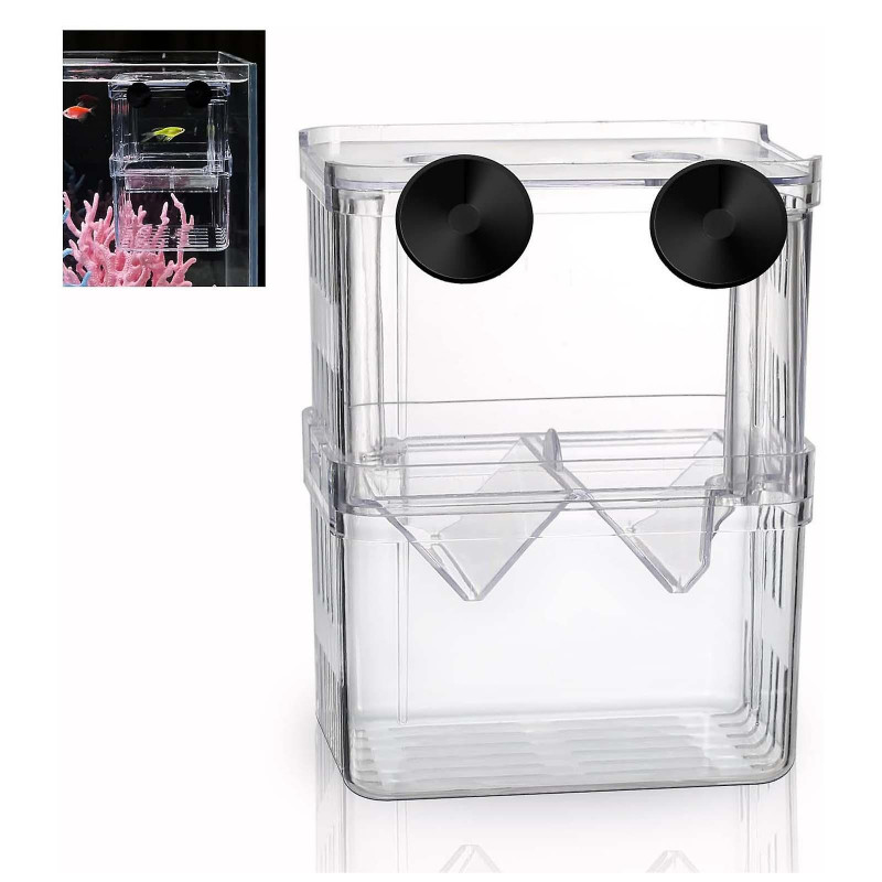 Breeding Box Fish Tank Box Easy Use Playing Turtles Tank Aquarium Reptile Hatchery Aquatic Pet Case for Frog [...]