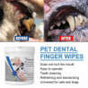 50pcs Dog Cat Puppy Dental Teeth Cleaning Care Wet Wipe Pet Supplies