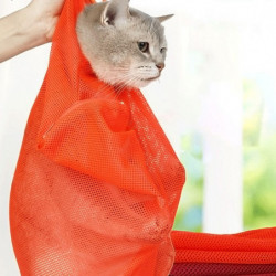 ZHOUBA Cat Washing Bag Anti-scratch Mesh Bathing Bag Pet Cleaning Supplies for Bathroom ZHOUBA Cat Washing Bag Anti-scratch Mesh Bathing Bag Pet Cleaning Supplies for Bathroom