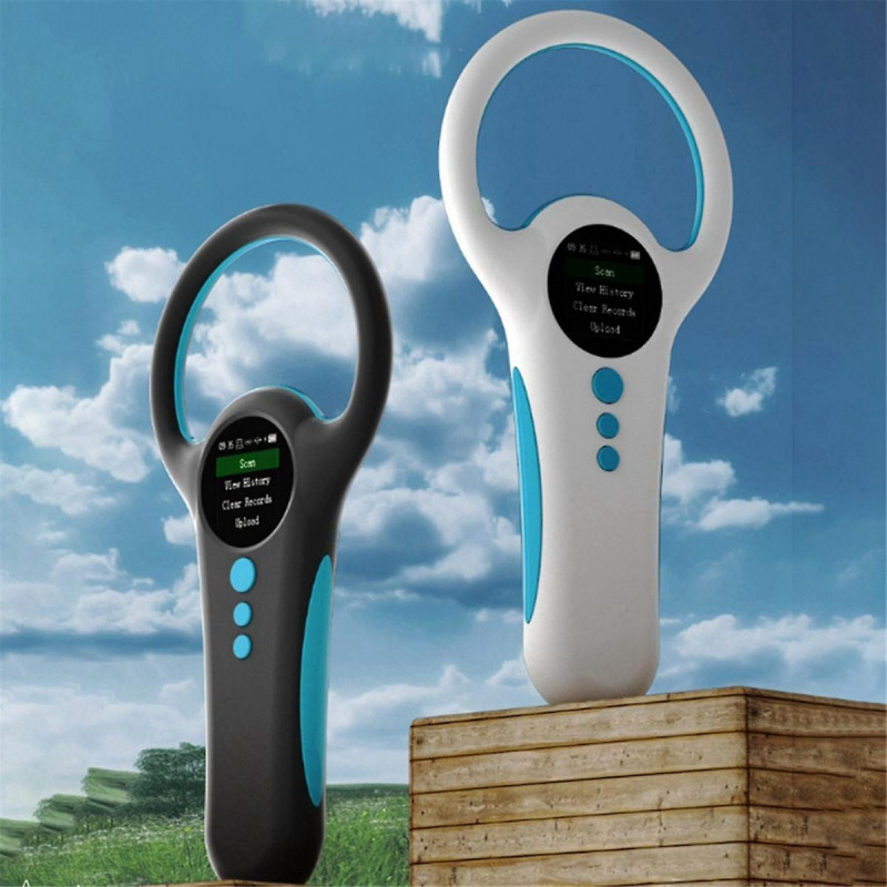 Lecteur de puce d’animal blanc 134.2 / 125KHz Double fréquence stocke 800 données Écran couleur pour chats, chiens [...]