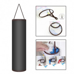 2xgrocery Plastic Bag Holder Garbage Shopping Bag Dispenser Black 2xgrocery Plastic Bag Holder Garbage Shopping Bag Dispenser Black