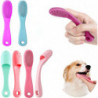 6 Pcs Dog Toothbrush Cat Toothbrush Silicone Pet Finger Covers Dog Toothbrush