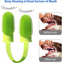 Dog Toothbrush 3pcs Dog Toothbrush, Silicone Dog Toothbrush, Pet Toothbrush