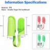 Dog Toothbrush 3pcs Dog Toothbrush, Silicone Dog Toothbrush, Pet Toothbrush