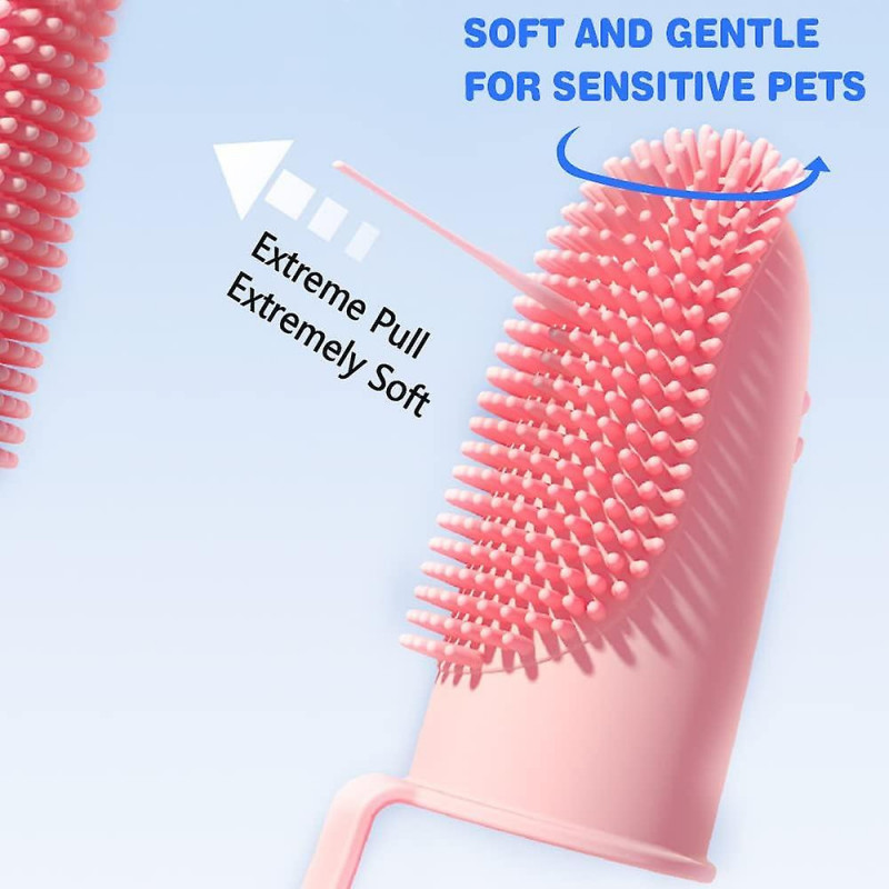 Dog Toothbrush 3pcs Dog Toothbrush, Silicone Dog Toothbrush, Pet Toothbrush