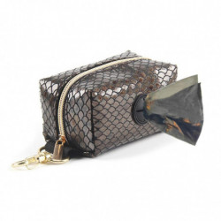 Poop Bag Holder Attaches To Dog Leash Snake Print Waste Bag Dispenser Light Pu Poop Bag Holder Attaches To Dog Leash Snake Print Waste Bag Dispenser Light Pu