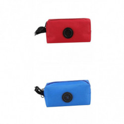 2 Pcs Dog Poop Bag Holder Storage Bag With Zipper Oxfor Cloth For Puppy 2 Pcs Dog Poop Bag Holder Storage Bag With Zipper Oxfor Cloth For Puppy