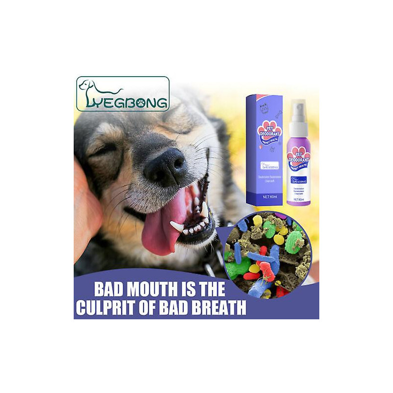 Dog Spray Oral Care Bad Breath Teeth Cleaning Breath Freshener Plaque Removing