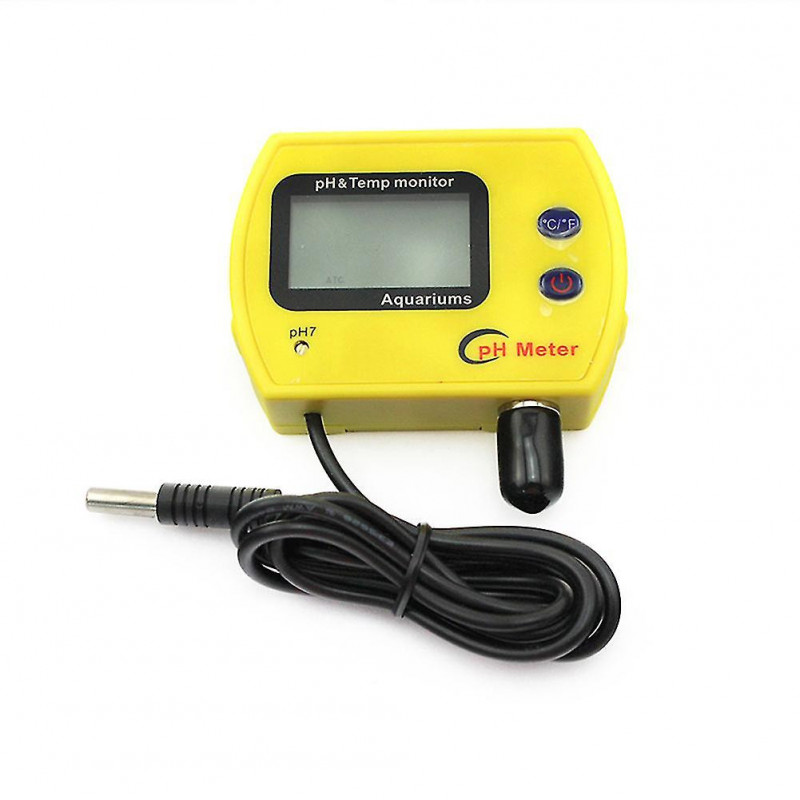 2-in-1 Digital Water Ph Meter With Backlight Temperature Monitor For Aquarium Swimming Pool
