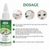 1 Bouteille 60ml Pet Eye Drops Dog Cat Tearing Stain Removal Dirt Stain Remover Anti-inflammatory Eye Care Cleaner