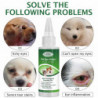 1 Bouteille 60ml Pet Eye Drops Dog Cat Tearing Stain Removal Dirt Stain Remover Anti-inflammatory Eye Care Cleaner