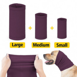 Housses d’oreille silencieuses pour chiens pour la protection des oreilles, cache-oreilles apaisants pour chiens / [...]