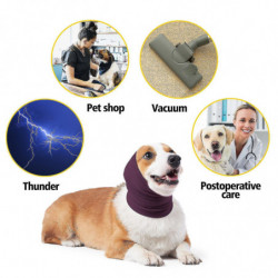 Housses d’oreille silencieuses pour chiens pour la protection des oreilles, cache-oreilles apaisants pour chiens / [...]