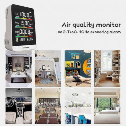 Co2 Detector Tvoc Hcho Temperature Humidity Detecting Tool Intelligent Home Desktop Indoor Outdoor High Accurancy [...]
