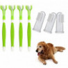 Brosse à dents pour chien de 3 packs pour les soins dentaires pour animaux de compagnie, brosse à dents à triple [...]