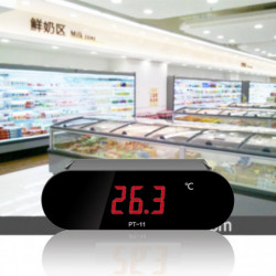 Pt-11 Led Digital Temperature Meter For Refrigerator/cake Cabinet Lightweight