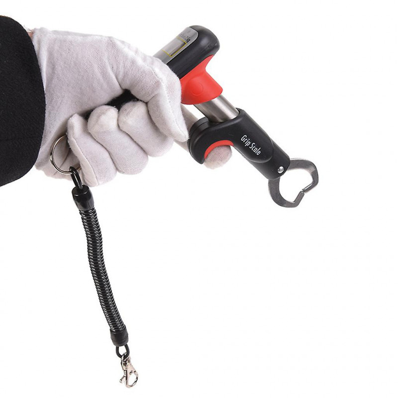 Pince de pêche 25kg (55lb) Échelle numérique Poisson Lip Grip Scale Fish Control Tool