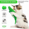 Jouet d’herbe à chat Brosse à dents pour chat - Caoutchouc dur durable - Cat Dental Care, Cat Interactive [...]