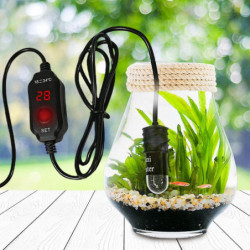 Réglable 10w Mini Aquarium Chauffage Submersible Fish Tank Heater avec Thermostat d’affichage numérique pour [...]