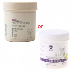 100pcs Pet Eye Wipes Eye Cleaners pour chiens Cats enlève la croûte de saleté et la décharge