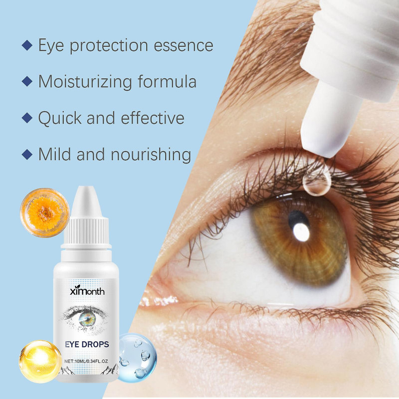 Soins hydratants Gouttes oculaires, Soulagement de la sécheresse, Apaisant, Soin hydratant pour la santé des yeux