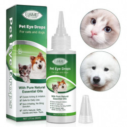Gouttes ophtalmiques pour animaux de compagnie pour chats et chiens, traitement naturel des infections oculaires, [...]