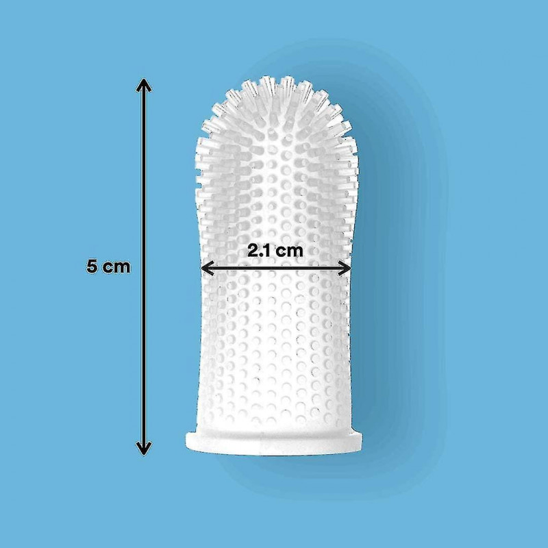 4pcs Dog Finger Toothbrush, Finger Toothbrush For Dog Teeth Cleaning, Pet Toothbrush, Puppy Toothbrush