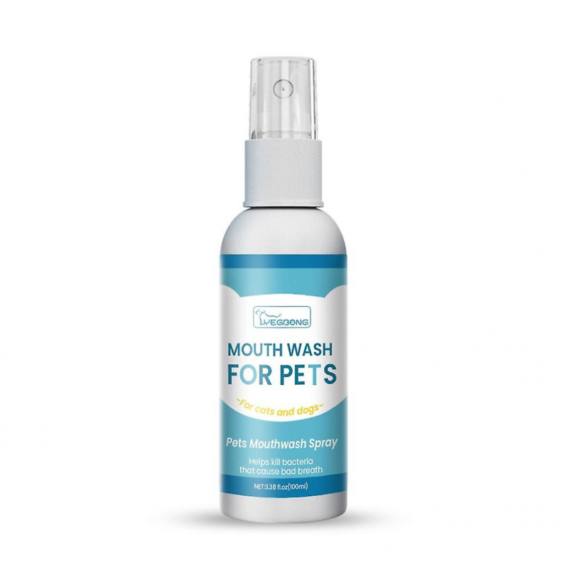 100ml Pet Oral Care Spray Dogs Bouche Désodorisant Nettoyage Spray Pet Supplies