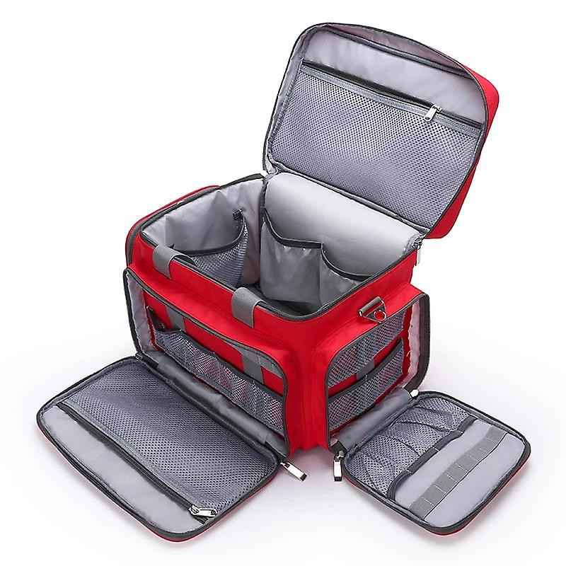 First Aid Medical Bag Outdoor Emergency Rescue Large Capacity Bag Empty Waterproof Reflective Oxford Multi-pocket [...]