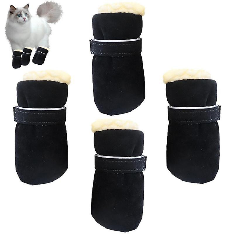 Dog Winter Boots Safe Pet Velvet Warm Shoes With Soft Sole Non-slip Foot Protection Windproof Pet Shoes For Winter [...]