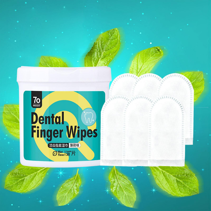 Dental Finger Wipes For Dogs Cats Teeth Preventing Plaque Tartar Bad Breath