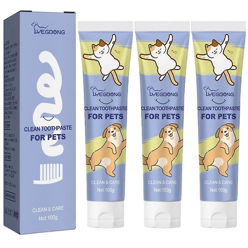 3pcs Pet Toothpaste 100g Oral Care Bright Toothpaste Effective Pet Supplies Mild Dog Teeth Cleaning For Fight Dog [...]