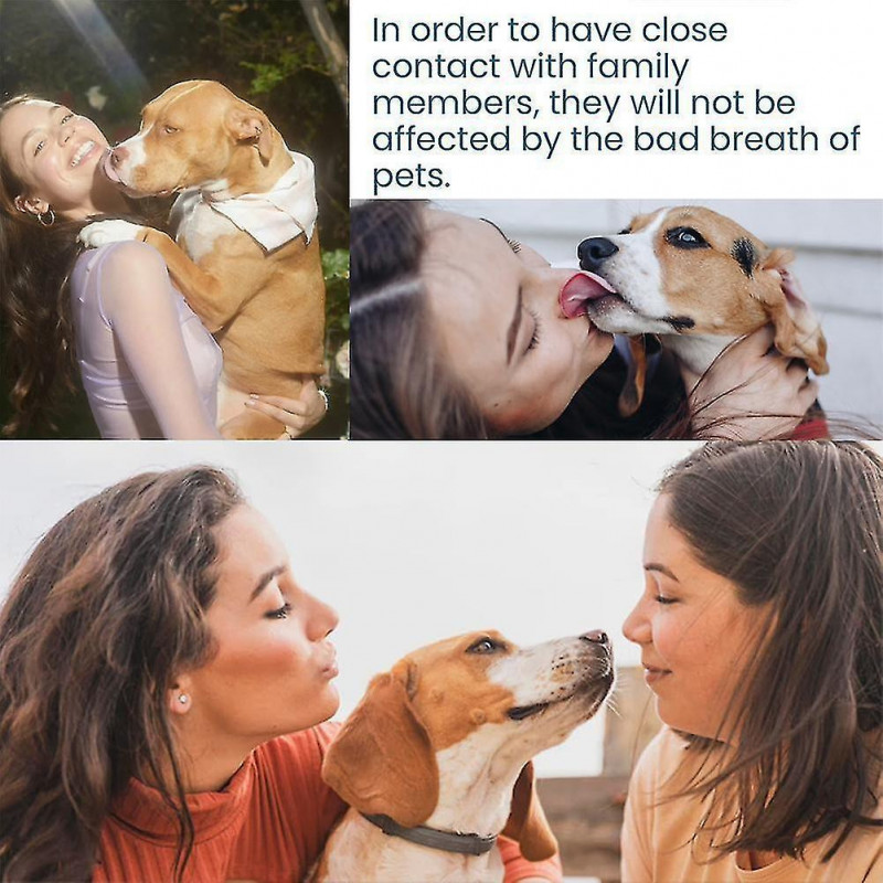 Pet Oral Spray Dog Cat Pet Nettoie les dents et la bouche, réduit la plaque et le tartre-yu