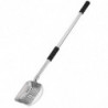Metal Litter Scoop with Deep Shovel and Long Handle Detachable Stainless Steel Non-stick Litter Sif
