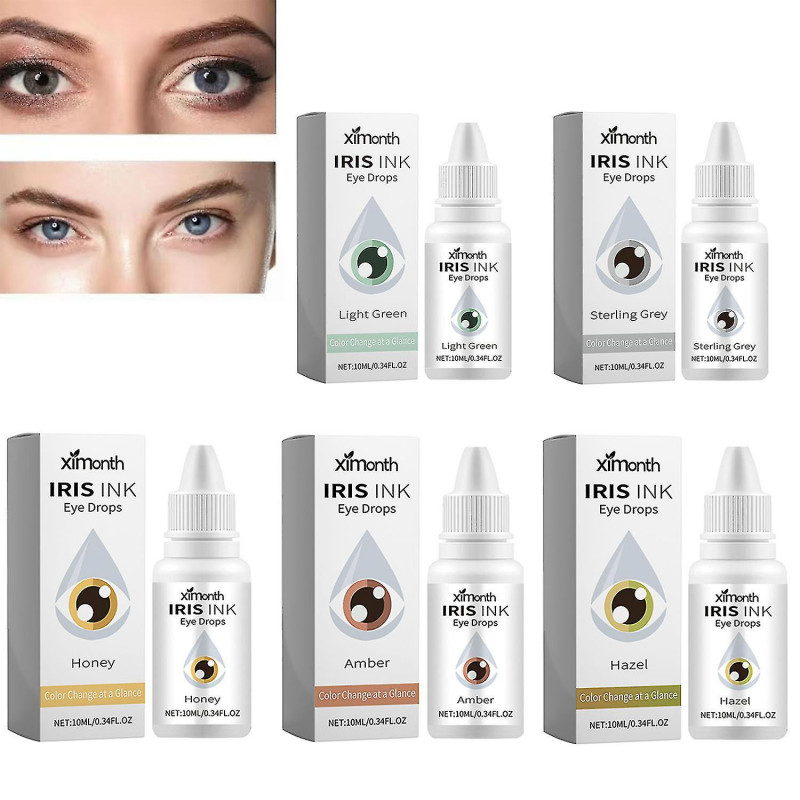 Gouttes changeantes de couleur des yeux, gouttes ophtalmiques Irisink Pro, gouttes fantaisie Changez la couleur de [...]
