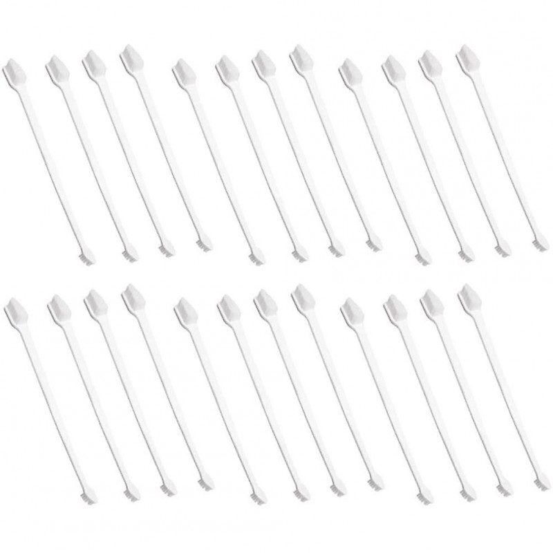 50 PCS Cat Dog Pet Toothbrush Set Double Headed Convenient Dental Finger Brushe for Easy Safe Denta