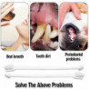 50 PCS Cat Dog Pet Toothbrush Set Double Headed Convenient Dental Finger Brushe for Easy Safe Denta
