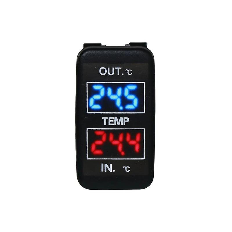 Dual Temperature Display Inside and Outside the Car Dual Temperature Sensor for Toyota Corolla Reiz Prado Prius