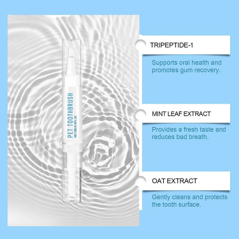 Pets Teeth Cleaning Pen, Pets Toothpaste Dogs Cats Tartar Remover, Cleaning Tools Remove Dental Stains, Gel Pet Oral