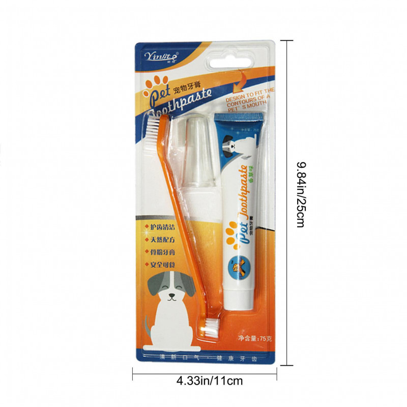 Pet For Dog Toothbrush Brush Toothpaste Soft Goods Silicone Finger Tartar Plush Accessories Products Cat Care [...]