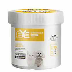 Pet Eye Wet Wipes | Soft Pet Tear Stain Safe Sure Remover | Portable Dog Cleaning Cotton Pads Unscented Gentle Pet [...]