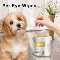 Pet Eye Wet Wipes | Soft Pet Tear Stain Safe Sure Remover | Portable Dog Cleaning Cotton Pads Unscented Gentle Pet [...]