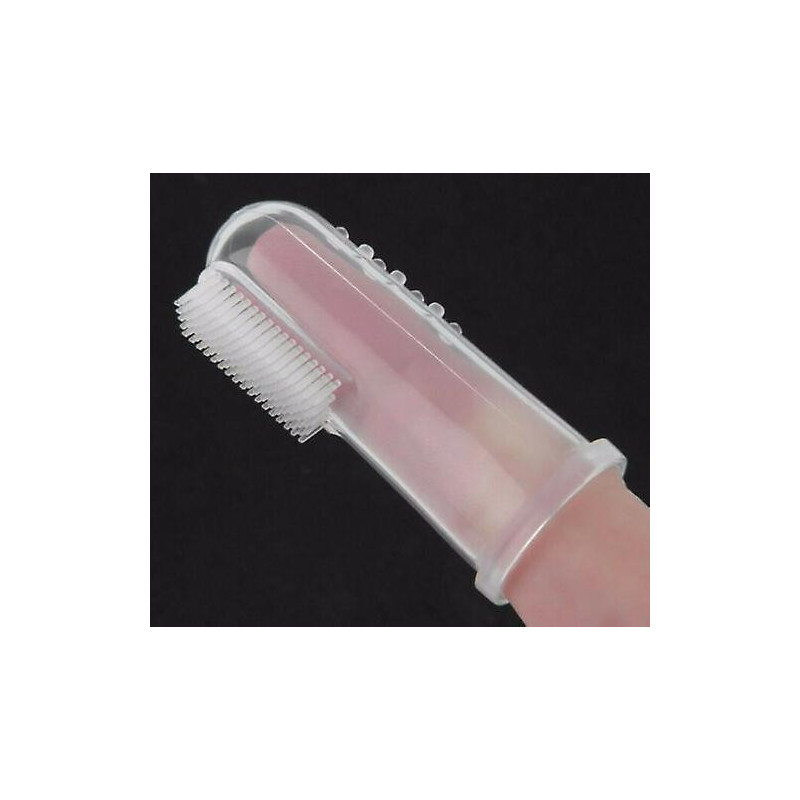 3pcs Soft Finger Toothbrush Pet Dog Dental Cleaning Teeth Hygiene Brush Cat