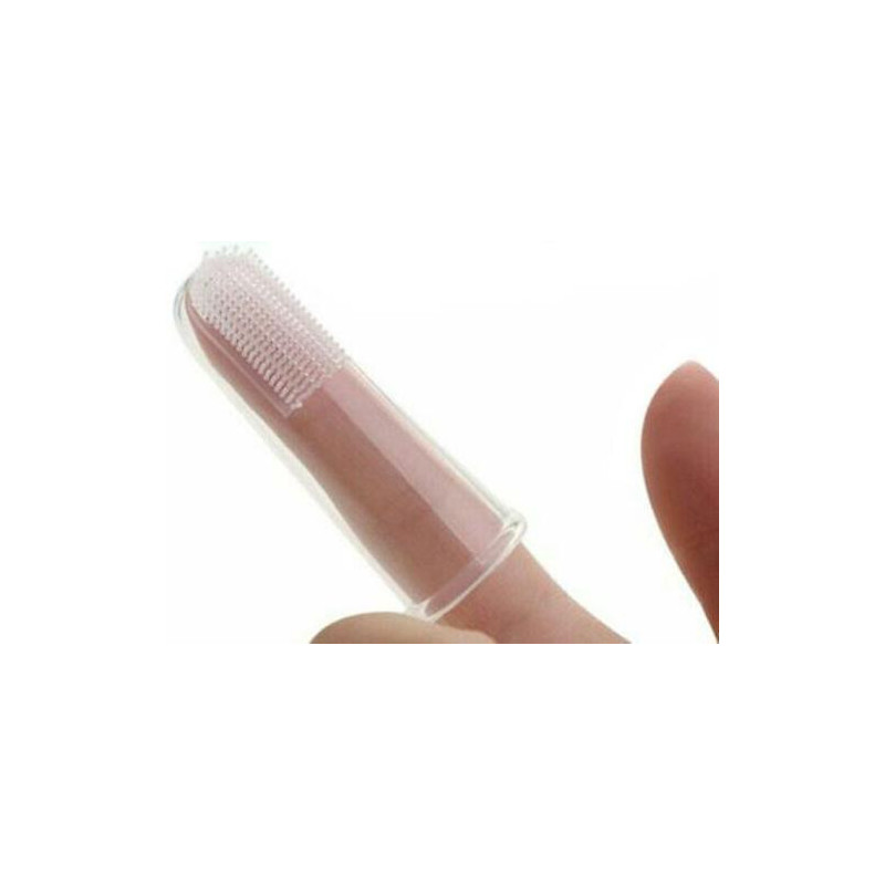 3pcs Soft Finger Toothbrush Pet Dog Dental Cleaning Teeth Hygiene Brush Cat