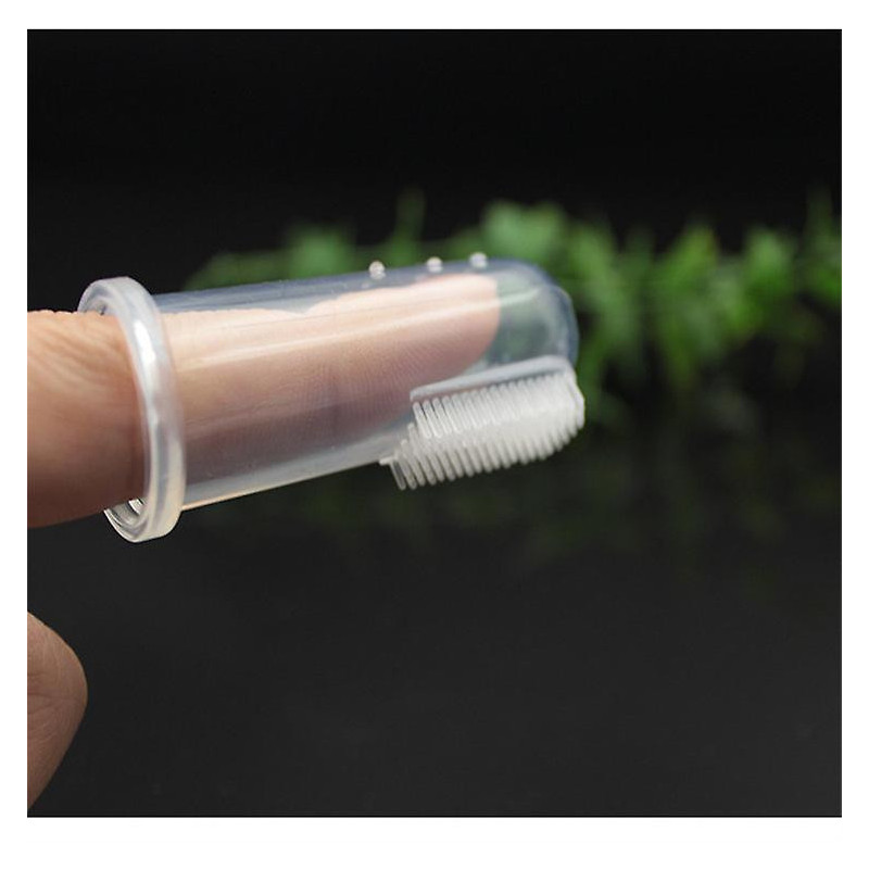 3pcs Soft Finger Toothbrush Pet Dog Dental Cleaning Teeth Hygiene Brush Cat